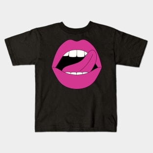 Pink Lips Kids T-Shirt